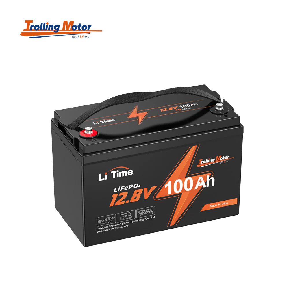 ✅Like New✅LiTime 12V 100Ah Trolling Motor LiFePO4 Battery, Low-Temp Protection