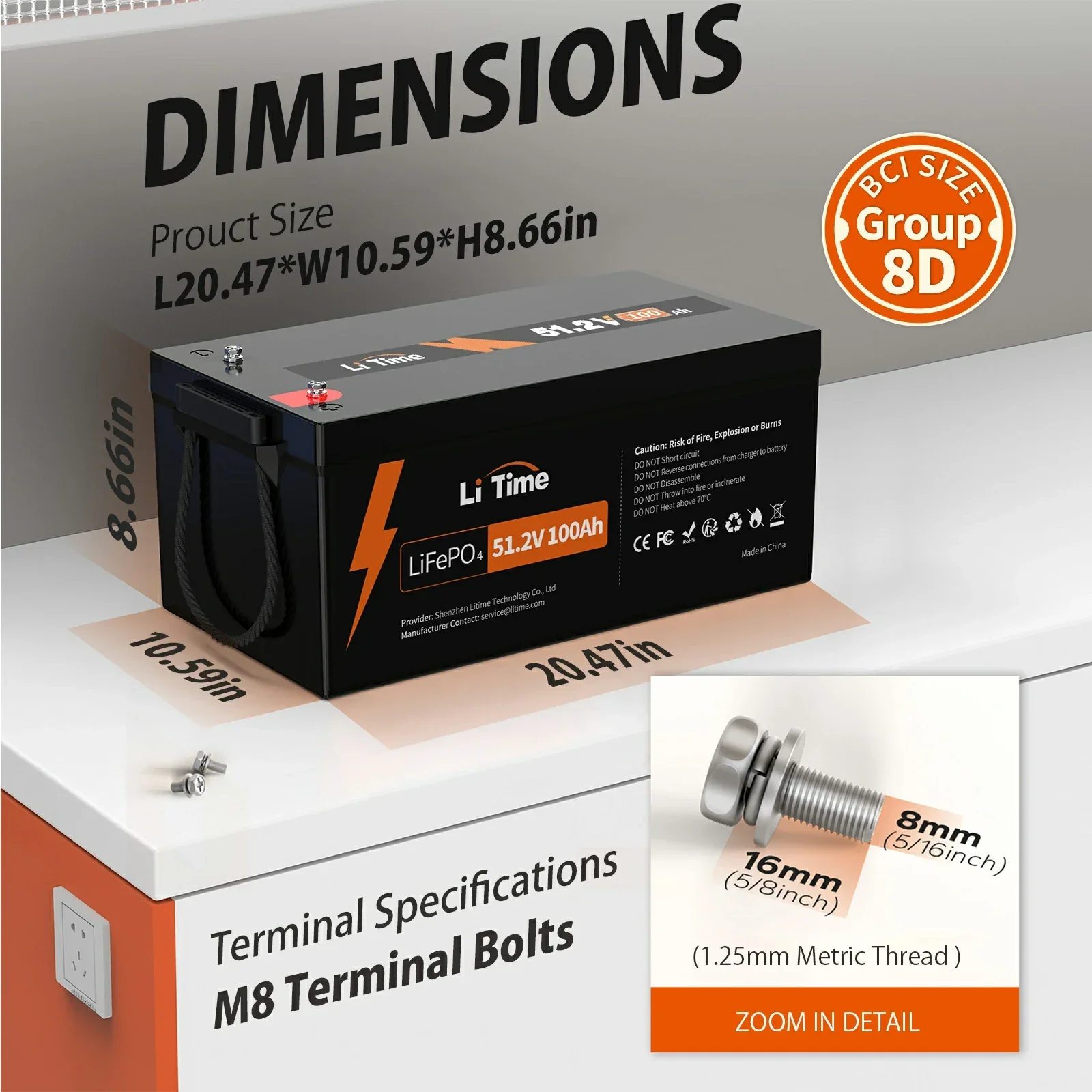 Refurbished LiTime LiFePO4 Batteries – Certified Performance, Clearance Sale 75 Refurbished LiTime LiFePO4 Batteries – Certified Performance, Clearance Sale