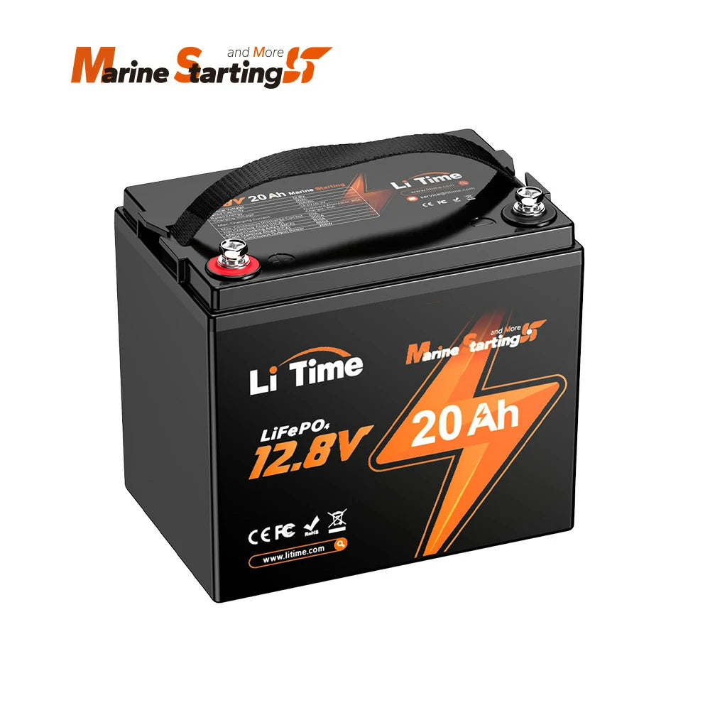 ✅Like New✅LiTime 12V 20Ah 800 CCA Marine Starting Lithium Battery