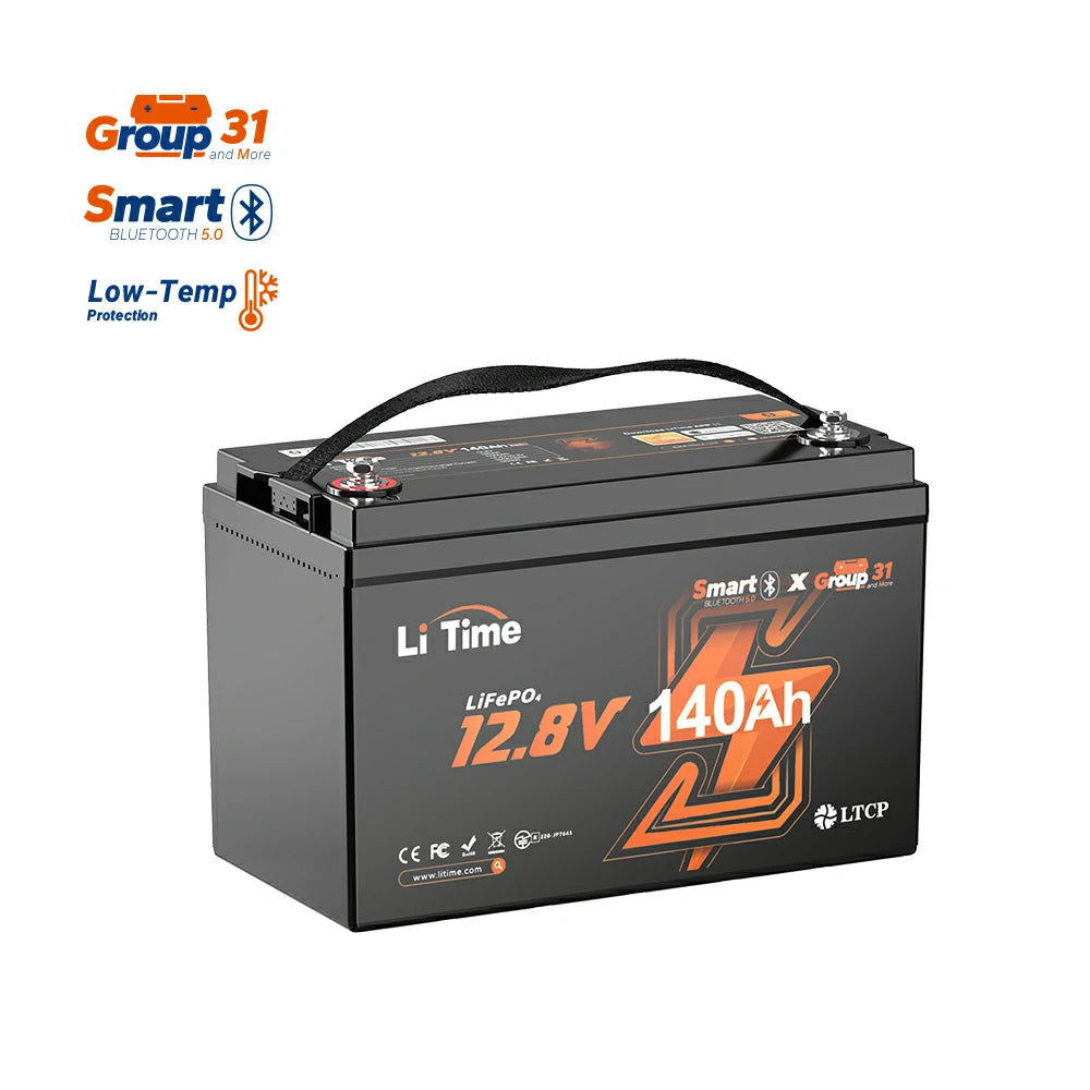 ✅Like New✅LiTime 12V 140Ah Bluetooth Lithium Deep Cycle Battery for RV and Trolling Motor 953 ✅Like New✅LiTime 12V 140Ah Bluetooth Lithium Deep Cycle Battery for RV and Trolling Motor
