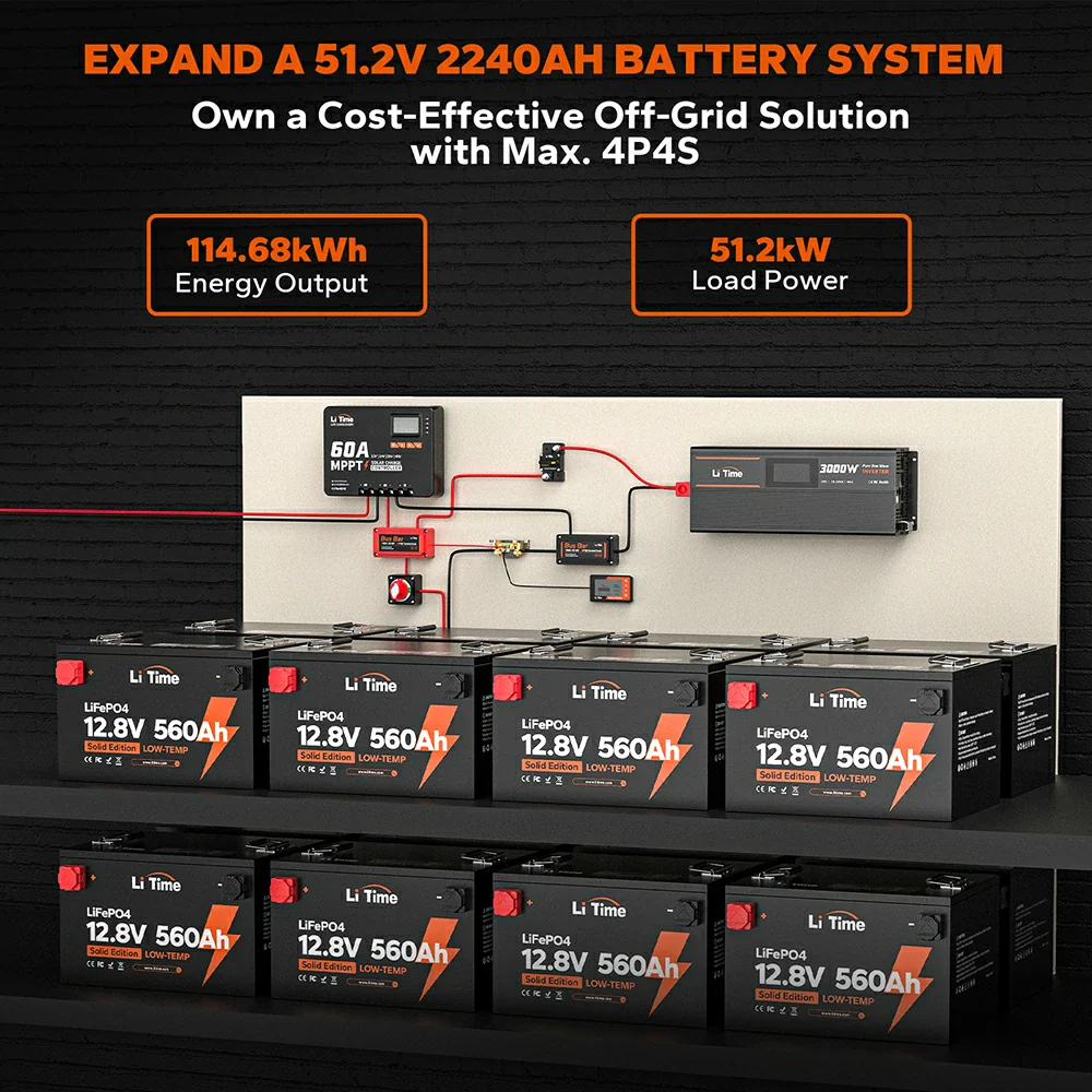 ✅Like New✅LiTime 12V 560Ah LiFePO4 Battery for Off Grid Solar System with Low Temp Protection 593 ✅Like New✅LiTime 12V 560Ah LiFePO4 Battery for Off Grid Solar System with Low Temp Protection