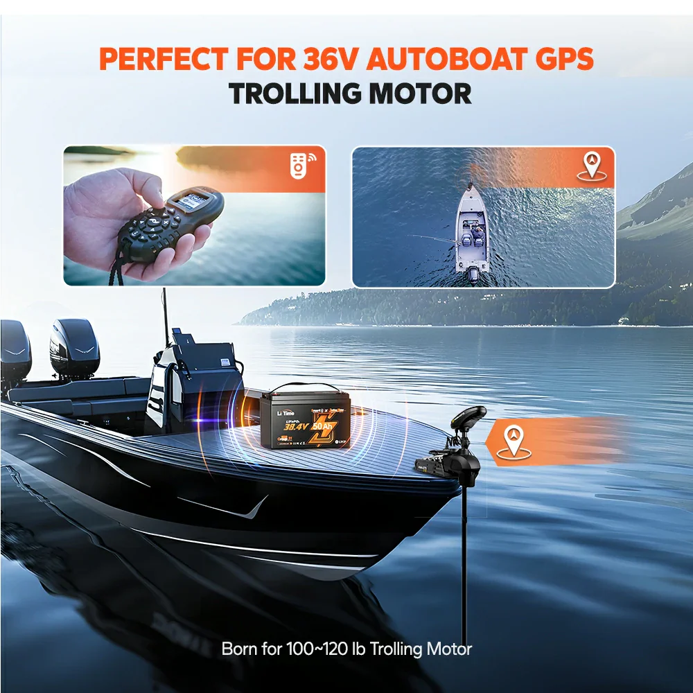 LiTime Deep Cycle Lithium Batteries for Marine, Solar & RV