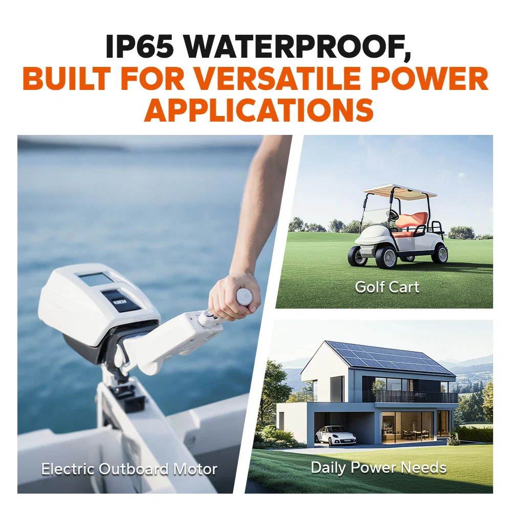 LiTime Deep Cycle Lithium Batteries for Marine, Solar & RV