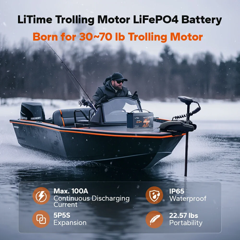 LiTime Deep Cycle Lithium Batteries for Marine, Solar & RV