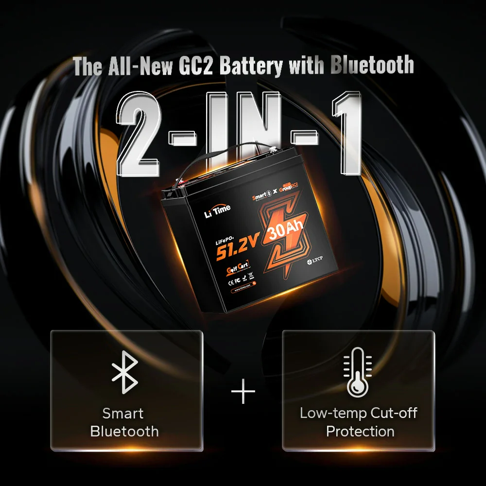 ✅Like New✅LiTime 48V 30Ah GC2 Bluetooth Golf Cart Lithium Battery 5 ✅Like New✅LiTime 48V 30Ah GC2 Bluetooth Golf Cart Lithium Battery