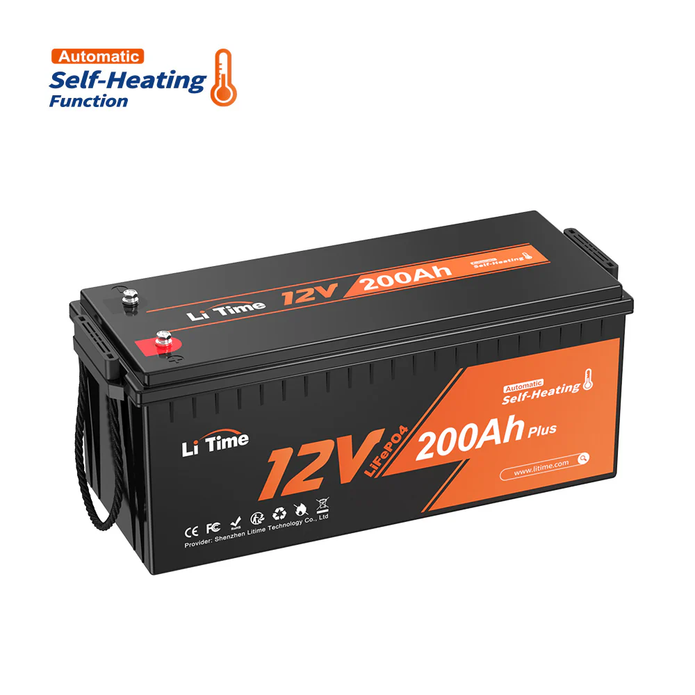 ✅Like New✅LiTime 12V 200Ah Plus Self-Heating LiFePO4 Battery