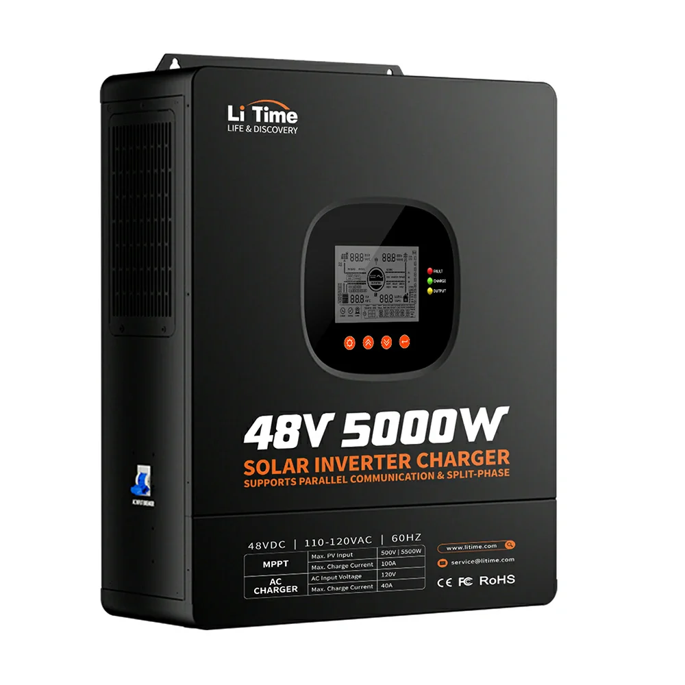 LiTime 48V 5kW Split Phase All-In-One Solar Inverter Charger