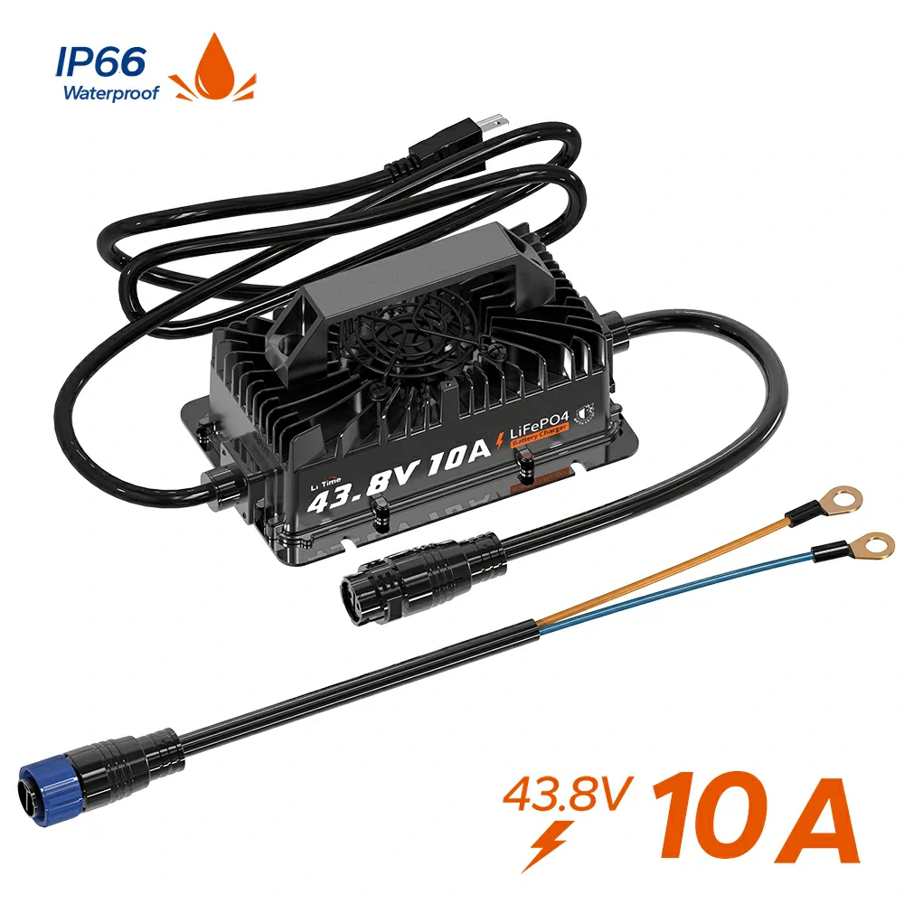 ✅Like New✅LiTime 36V (43.8V) 10A Lithium Golf Cart Waterproof Battery Charger