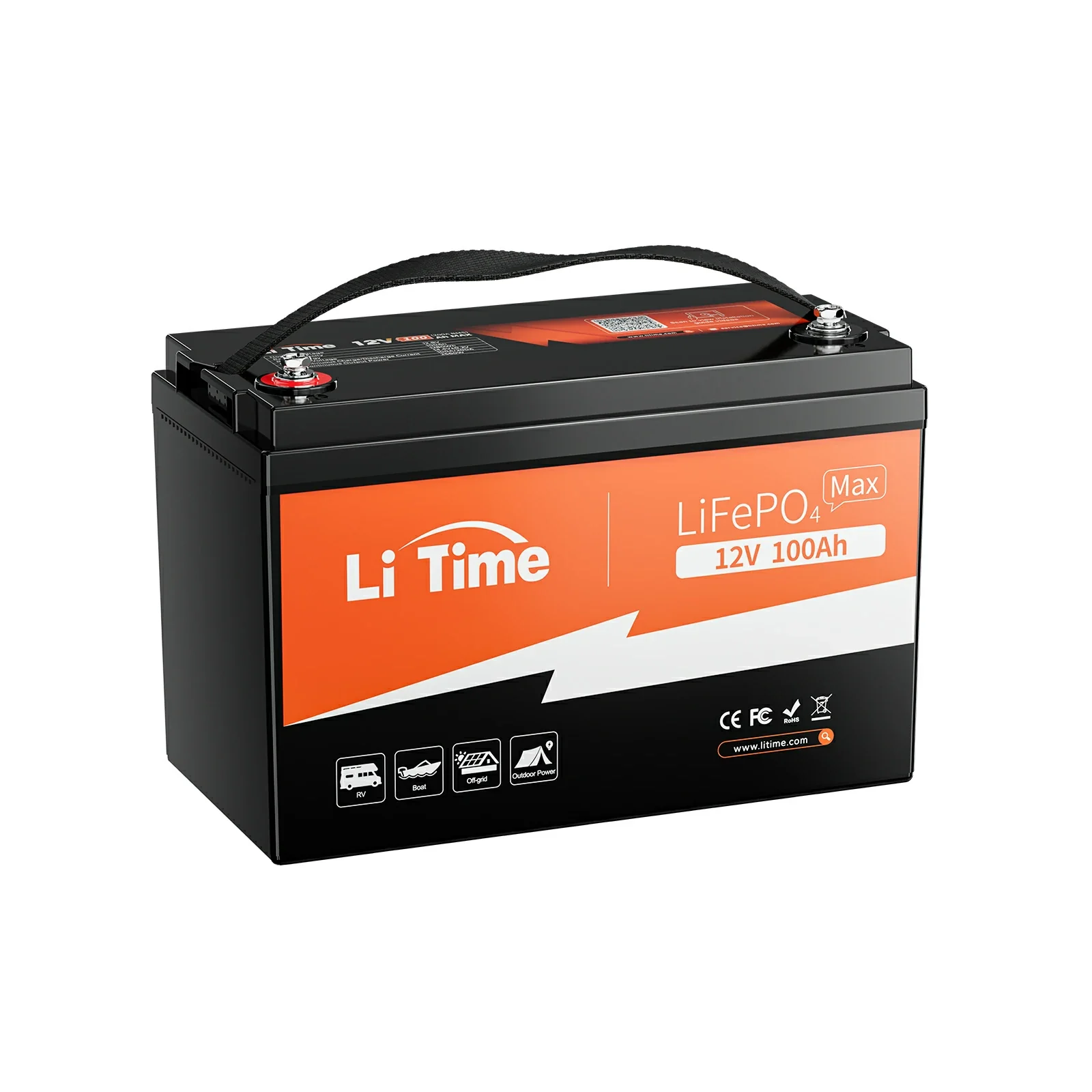 ✅Like New✅LiTime 12 Volt 100Ah Max LiFePO4 Battery | 2C Discharge Rate