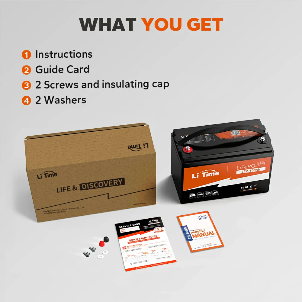 ✅Like New✅LiTime 12 Volt 100Ah Max LiFePO4 Battery | 2C Discharge Rate 8 ✅Like New✅LiTime 12 Volt 100Ah Max LiFePO4 Battery | 2C Discharge Rate