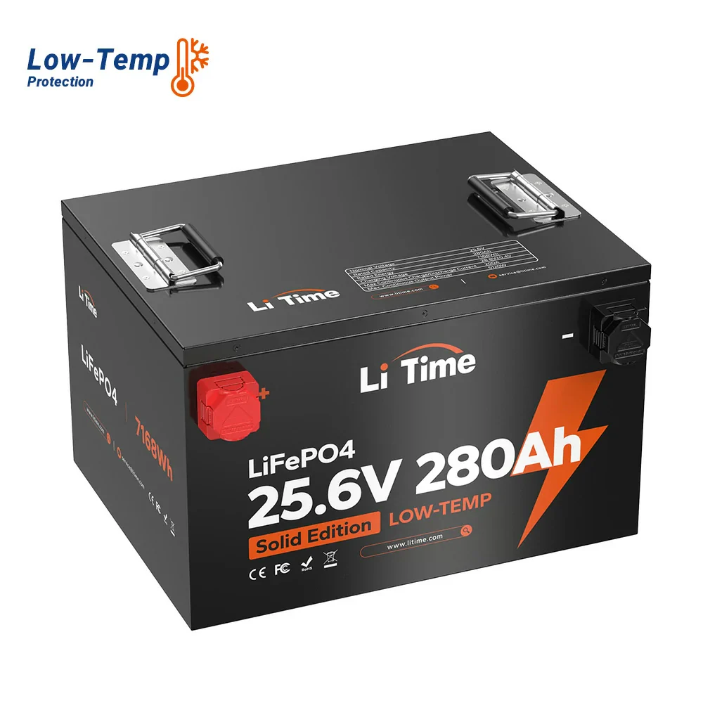 ✅Like New✅LiTime 24V 280Ah Lithium Battery For Off-grid & Home Backup with Low-Temp Protection