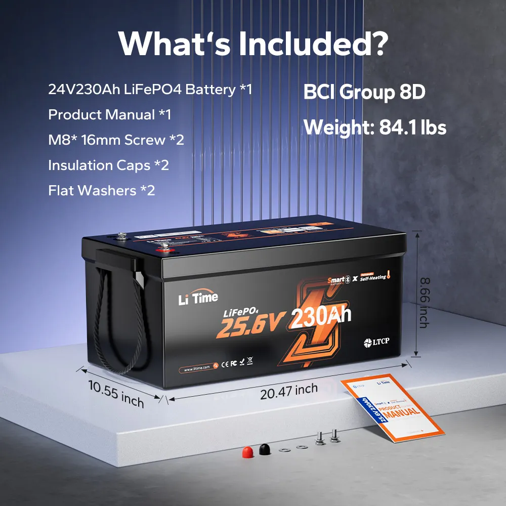 LiTime 24V 230Ah Smart Self Heating Lithium Battery for RV and Off-Grid 10 LiTime 24V 230Ah Smart Self Heating Lithium Battery for RV and Off-Grid