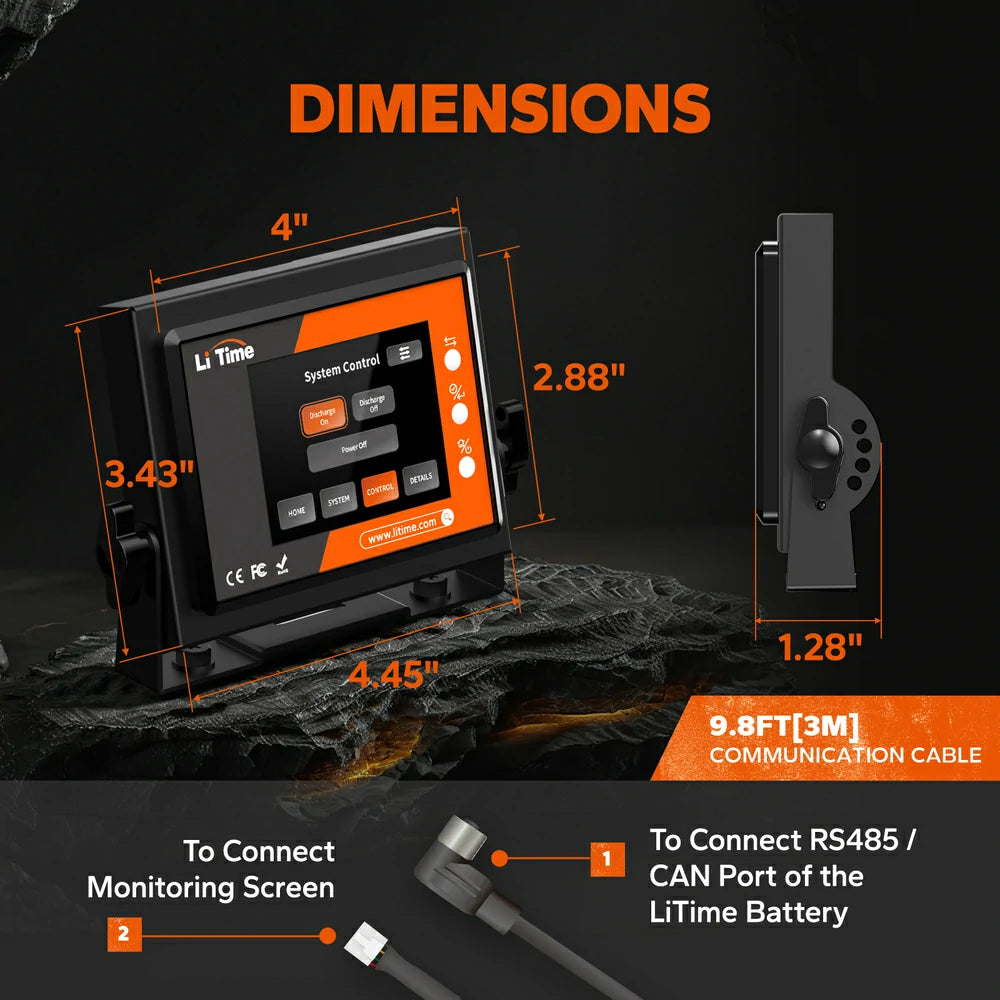 ✅Like New✅ Lithium Golf Cart Battery RS485 Monitoring Display