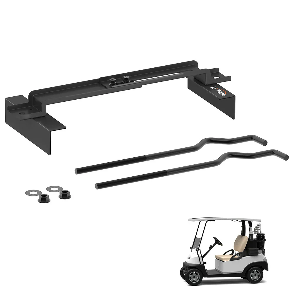 ✅Like New✅LiTime Heavy Duty Golf Cart Battery Hold Down Kit with Clamps and Bolts