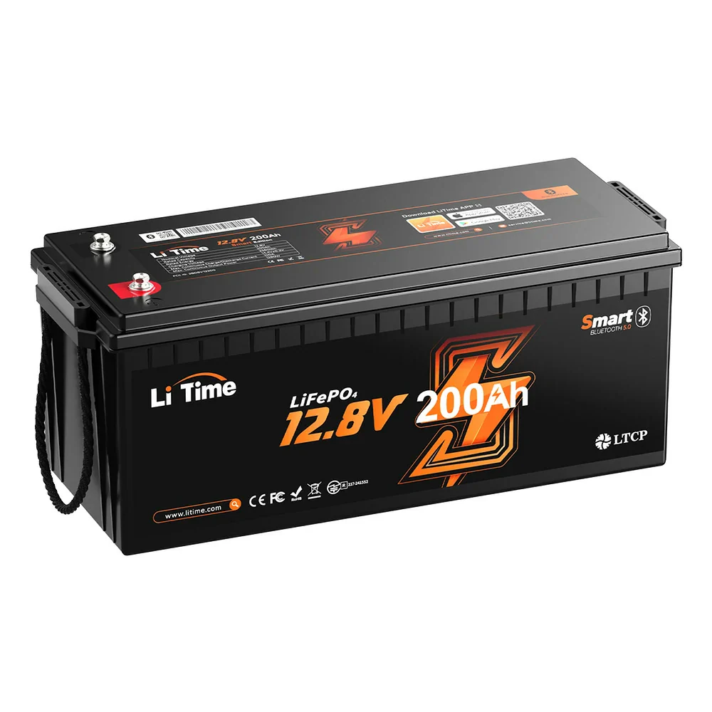 ✅Like New✅LiTime 12V 200Ah Bluetooth Lithium Battery for RVs, Marine