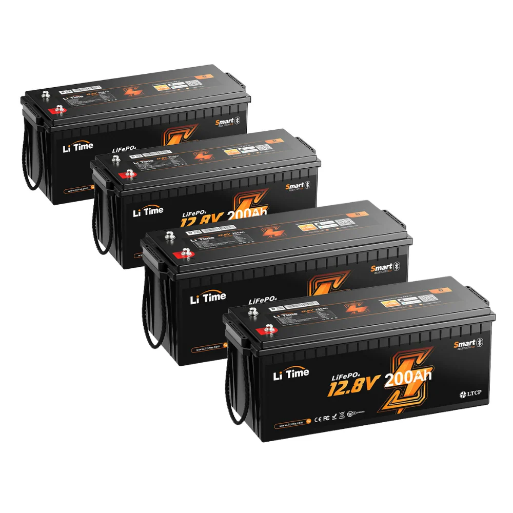✅Like New✅LiTime 12V 200Ah Bluetooth Lithium Battery for RVs, Marine