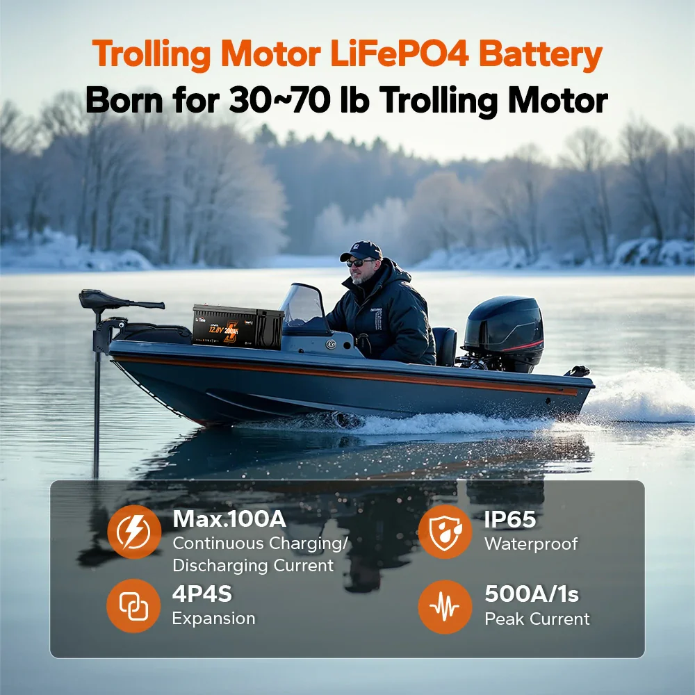 ✅Like New✅LiTime 12V 200Ah Bluetooth Lithium Battery for RVs, Marine