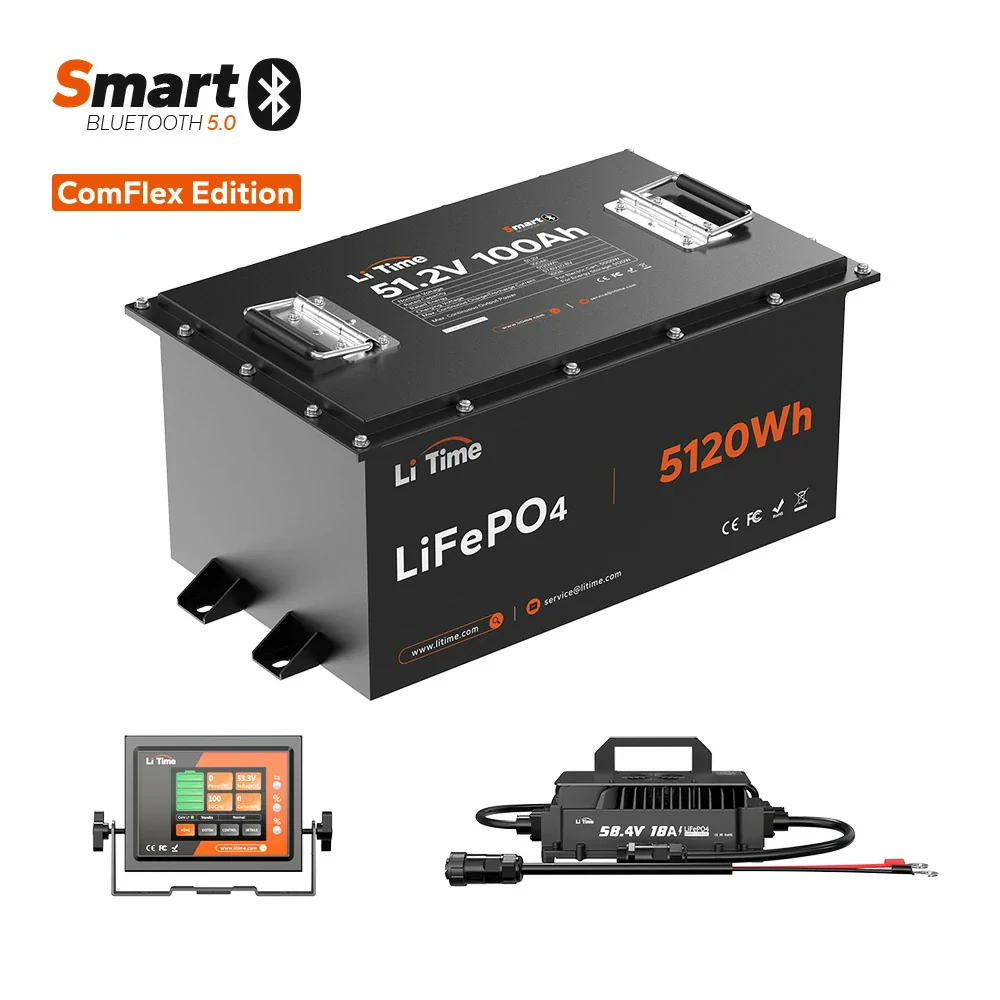 LiTime 48V(51.2V) 100Ah Bluetooth Golf Cart Lithium Battery with Real-Time Monitoring 13 LiTime 48V(51.2V) 100Ah Bluetooth Golf Cart Lithium Battery with Real-Time Monitoring