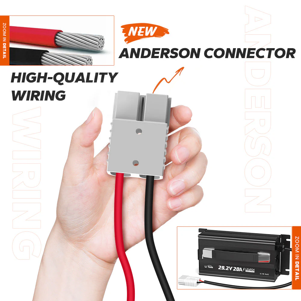 ✅Like New✅LiTime 24 (29.2) Volt 20A Mountable Lithium Battery Charger