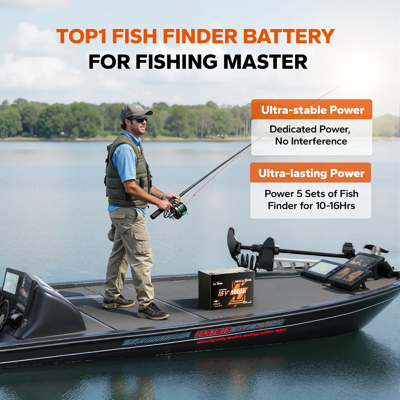 ✅Like New✅LiTime 16V 100Ah Fish Finder Lithium Battery with Bluetooth, Self-heating 146 ✅Like New✅LiTime 16V 100Ah Fish Finder Lithium Battery with Bluetooth, Self-heating