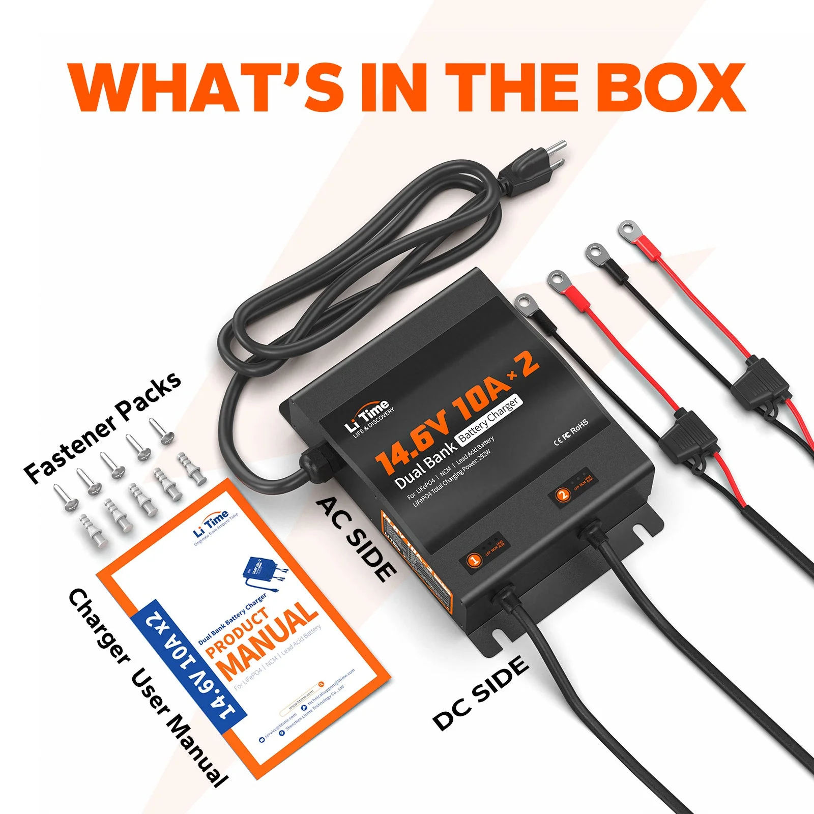 ✅Like New✅LiTime 2 Bank 12V 10A Battery Charger 13 ✅Like New✅LiTime 2 Bank 12V 10A Battery Charger