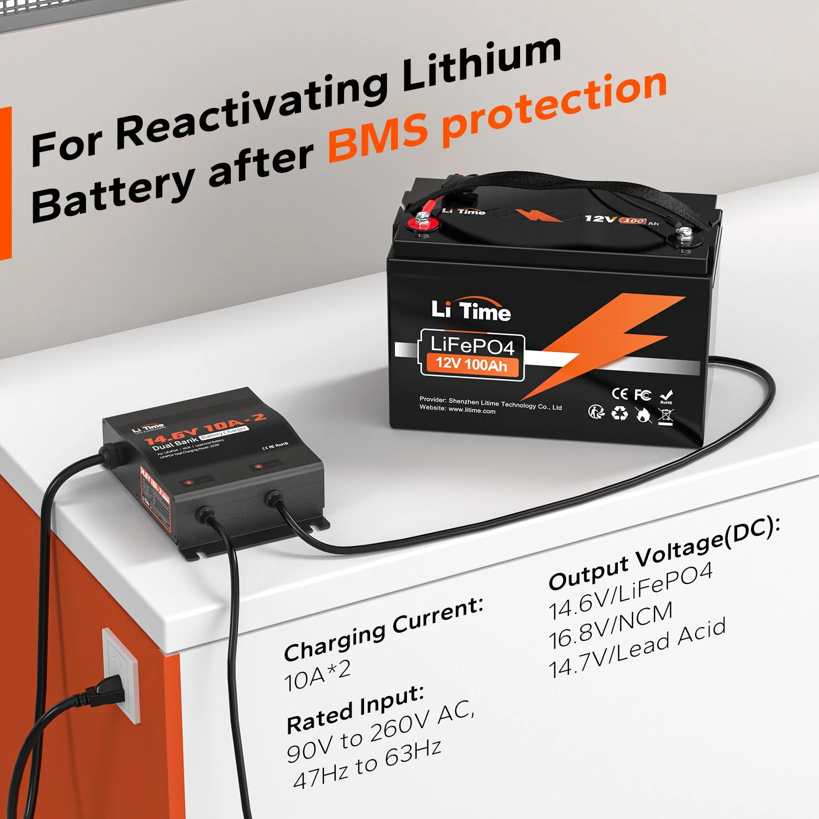 ✅Like New✅LiTime 2 Bank 12V 10A Battery Charger 6 ✅Like New✅LiTime 2 Bank 12V 10A Battery Charger