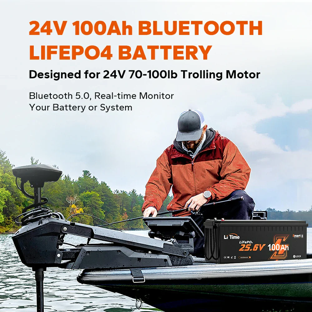 ✅Like New✅LiTime 24V 100Ah LiFePO4 Bluetooth Lithium RV, Marine Battery with Low-Temp Protection 25 ✅Like New✅LiTime 24V 100Ah LiFePO4 Bluetooth Lithium RV, Marine Battery with Low-Temp Protection