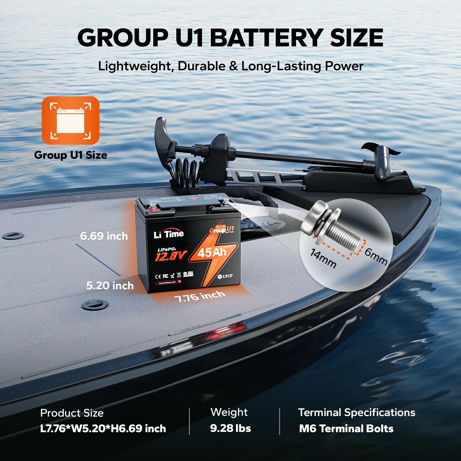 ✅Like New✅LiTime 12V 45Ah U1 Lithium Battery for Trolling Motor, Wheelchair & Mobility Scooter 62 ✅Like New✅LiTime 12V 45Ah U1 Lithium Battery for Trolling Motor, Wheelchair & Mobility Scooter