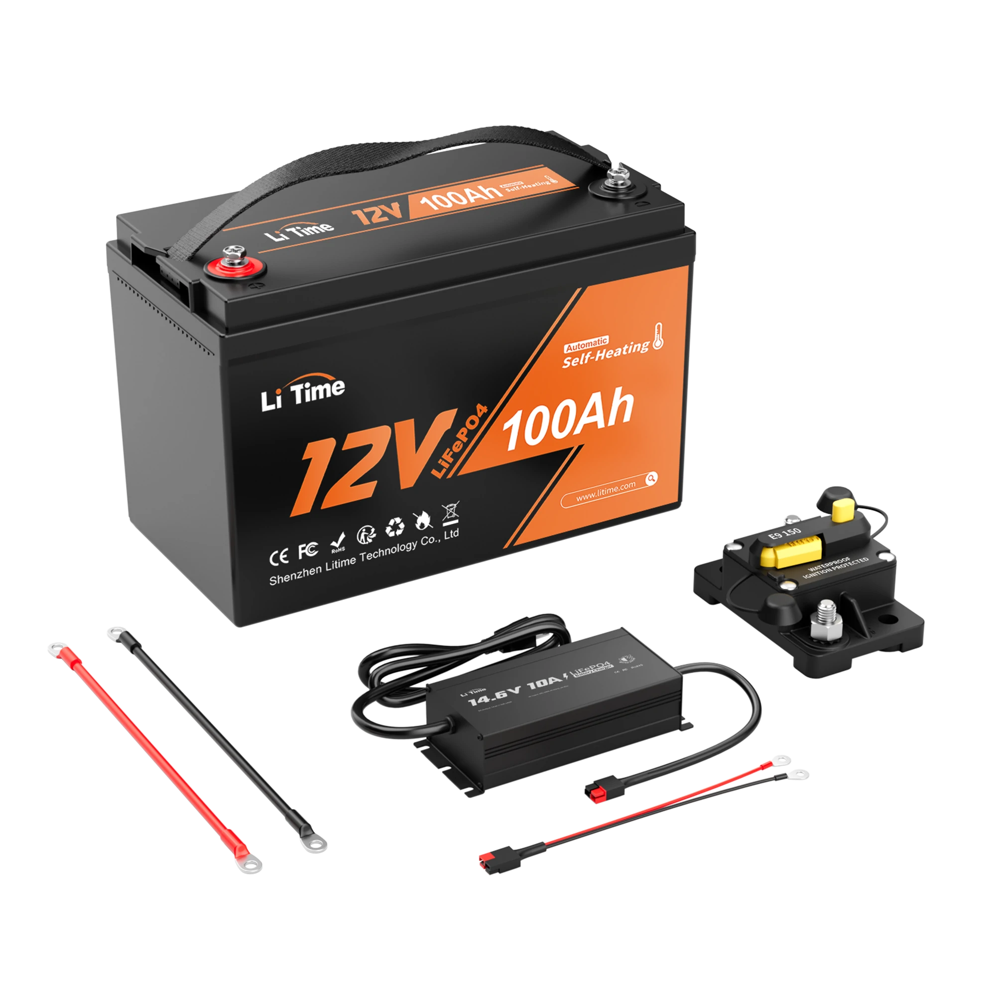 LiTime 12V 100Ah Self Heating LiFePO4 Lithium Battery 16 LiTime 12V 100Ah Self Heating LiFePO4 Lithium Battery