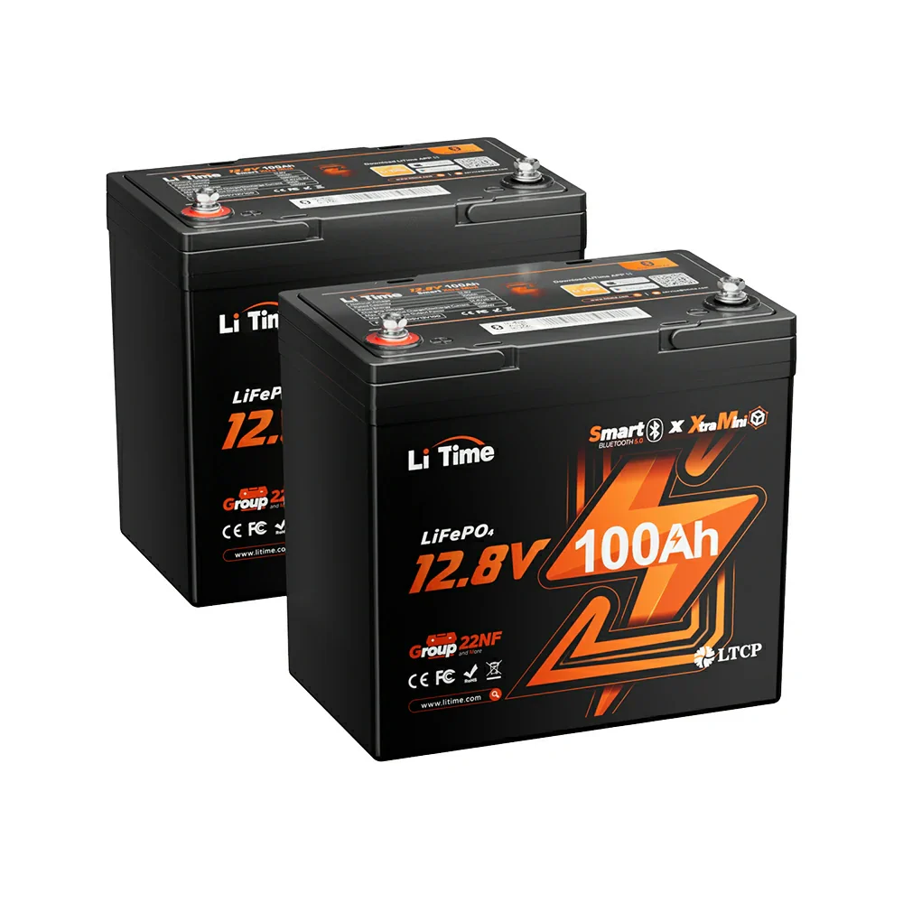 LiTime 12V 100Ah Xtra-Mini Bluetooth Small LiFePO4 Deep Cycle Battery 15 LiTime 12V 100Ah Xtra-Mini Bluetooth Small LiFePO4 Deep Cycle Battery