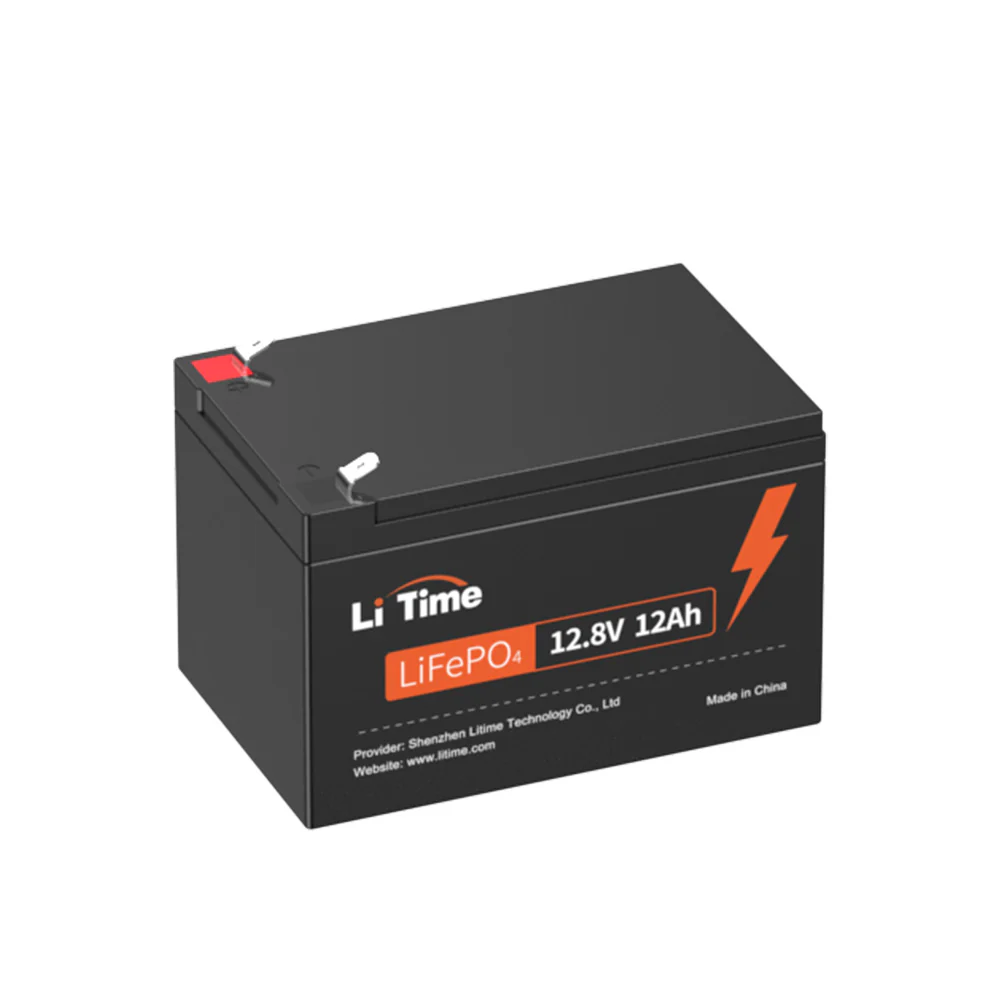 LiTime 12V 12Ah LiFePO4 Lithium Battery for Fish Finder