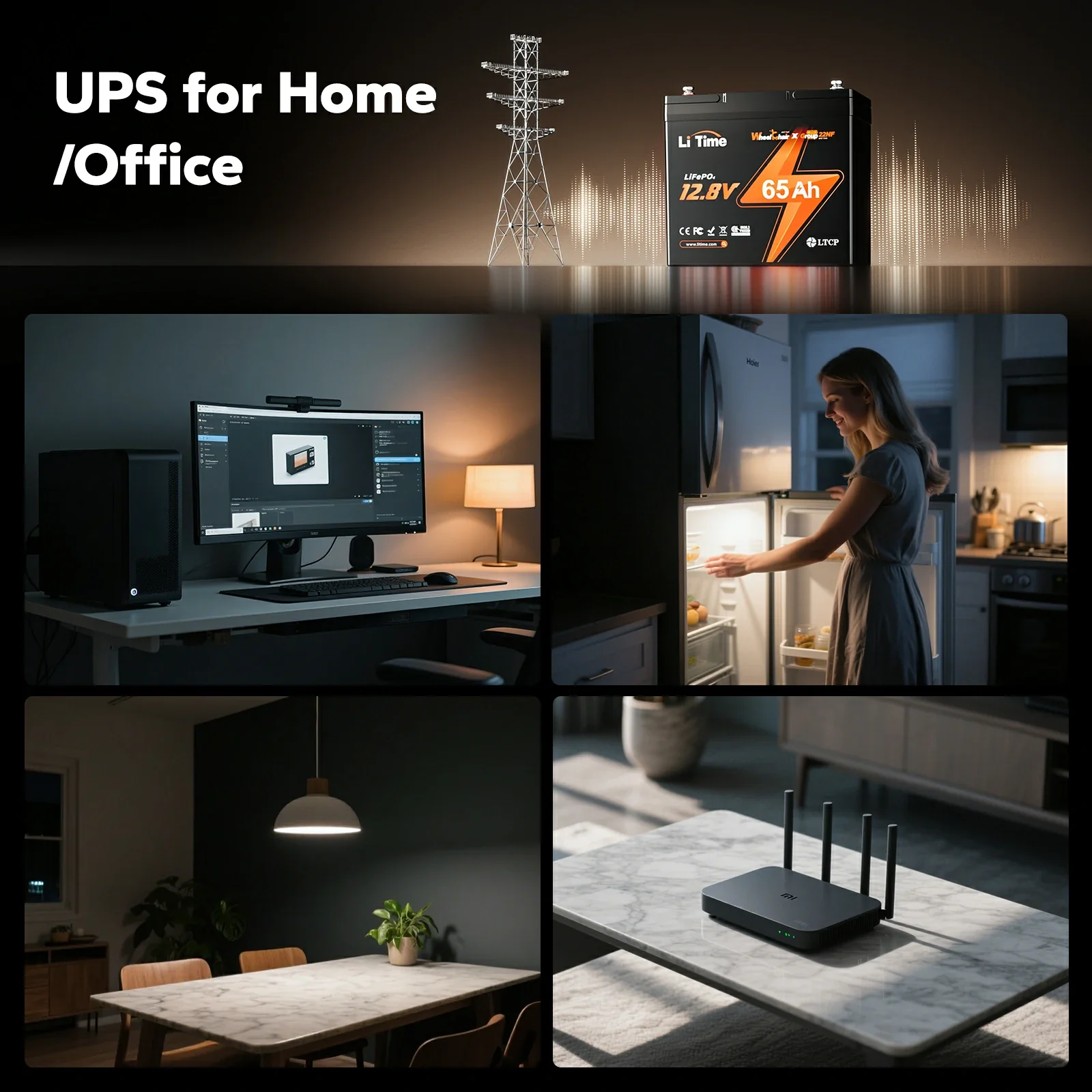 LiTime 12V 65Ah 22NF Lithium Battery for Trolling Motor, Heavy Duty Power Wheelchair, Mobility Scooter 8 LiTime 12V 65Ah 22NF Lithium Battery for Trolling Motor, Heavy Duty Power Wheelchair, Mobility Scooter