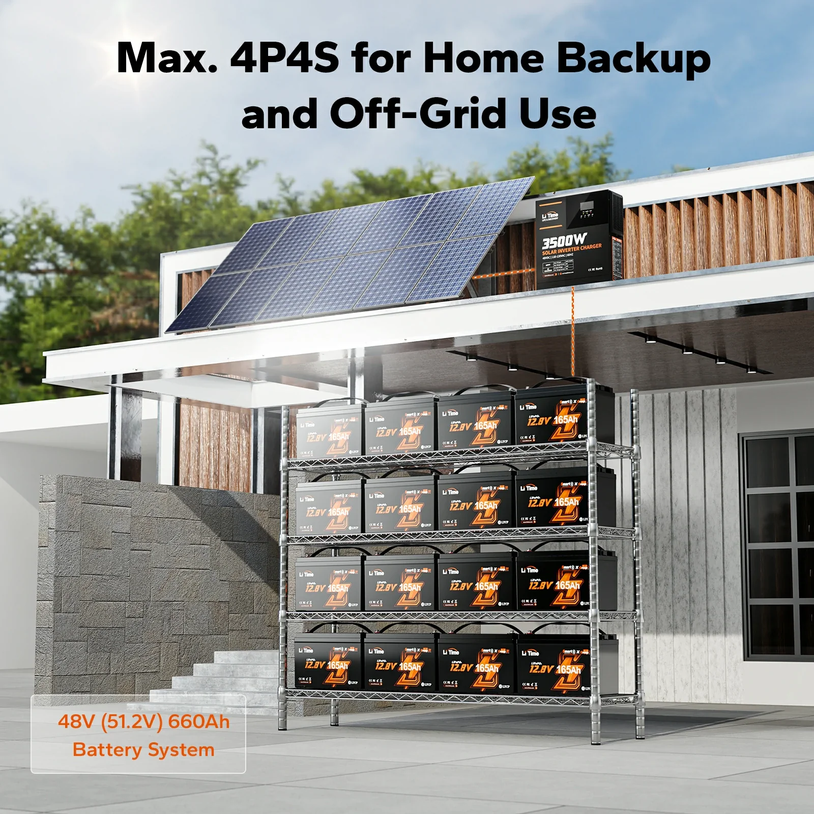 LiTime 12V 165Ah Bluetooth Lithium Deep Cycle Battery for RV and Marine 12 LiTime 12V 165Ah Bluetooth Lithium Deep Cycle Battery for RV and Marine