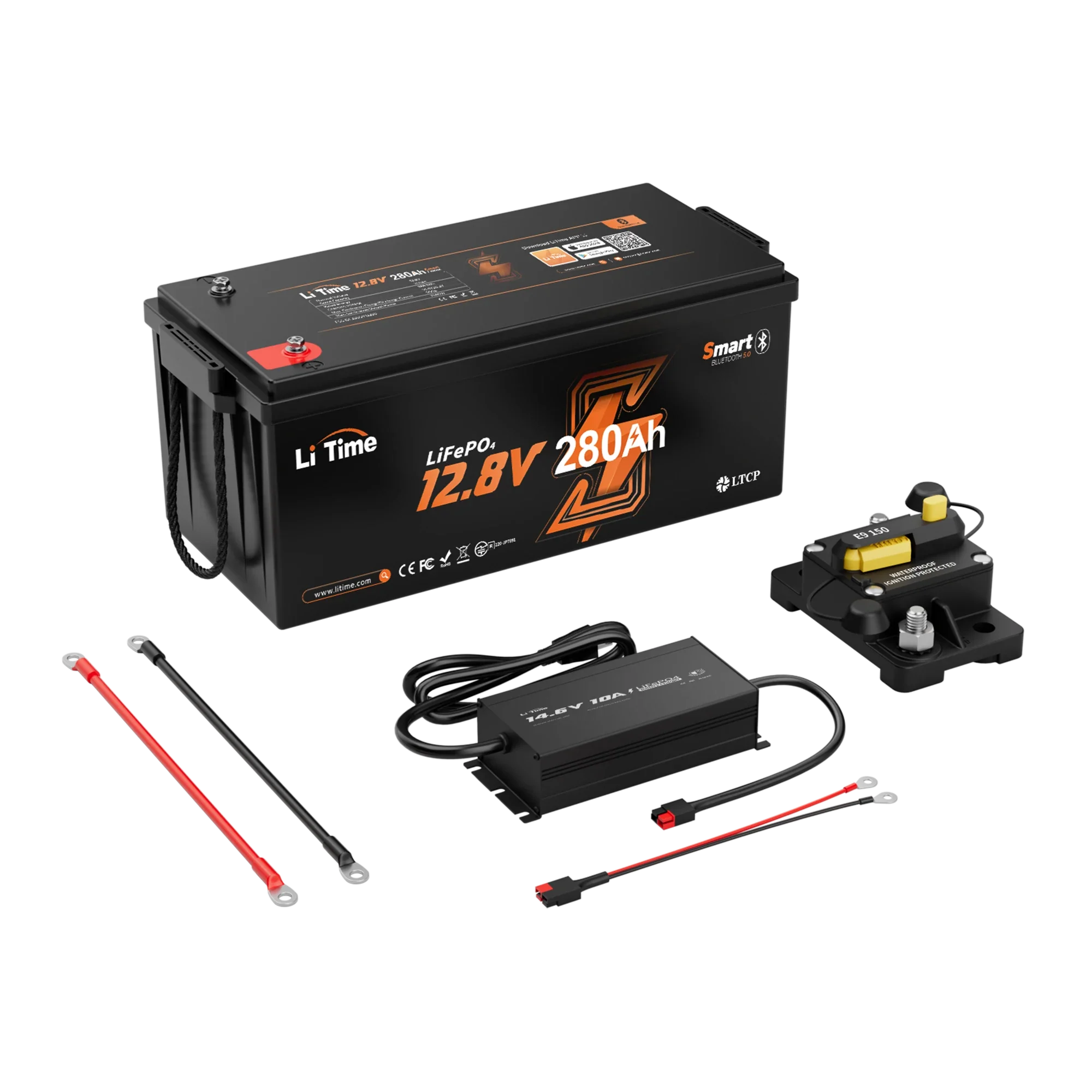 LiTime 12V 280Ah Bluetooth Lithium Battery-3584Wh Power for RVs, Homes & Off-Grid 13 LiTime 12V 280Ah Bluetooth Lithium Battery-3584Wh Power for RVs, Homes & Off-Grid