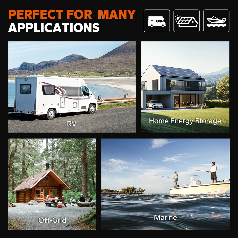 LiTime 12V 280Ah Bluetooth Lithium Battery-3584Wh Power for RVs, Homes & Off-Grid 9 LiTime 12V 280Ah Bluetooth Lithium Battery-3584Wh Power for RVs, Homes & Off-Grid