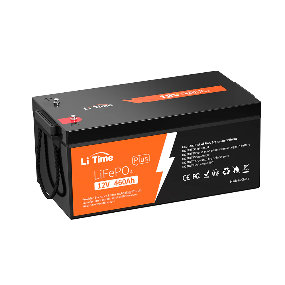 LiTime 12V 460Ah LiFePO4 Lithium Group 8D Battery | Large Lithium Battery
