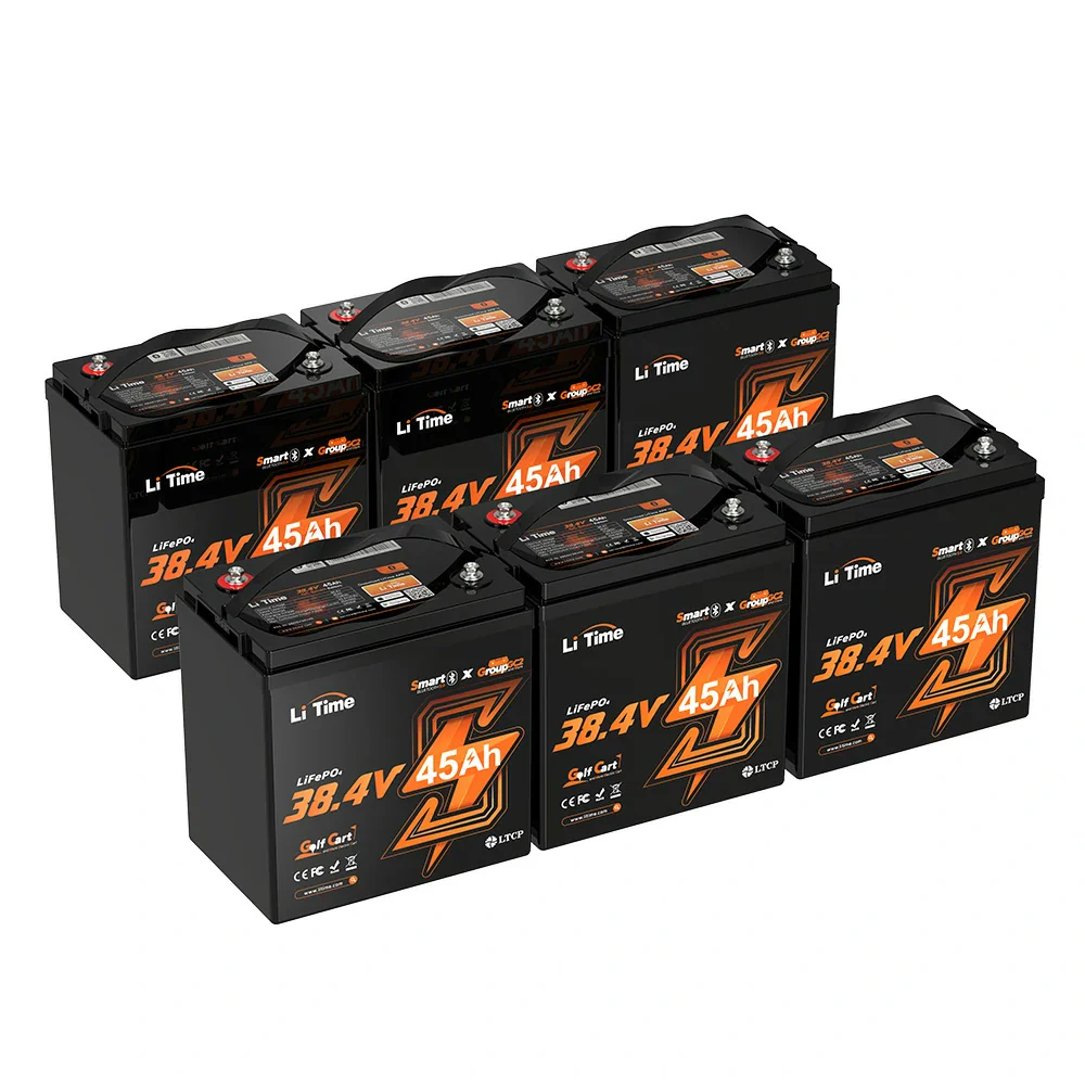 LiTime 36V 45Ah GC2 Bluetooth Lithium Golf Cart Battery 14 LiTime 36V 45Ah GC2 Bluetooth Lithium Golf Cart Battery