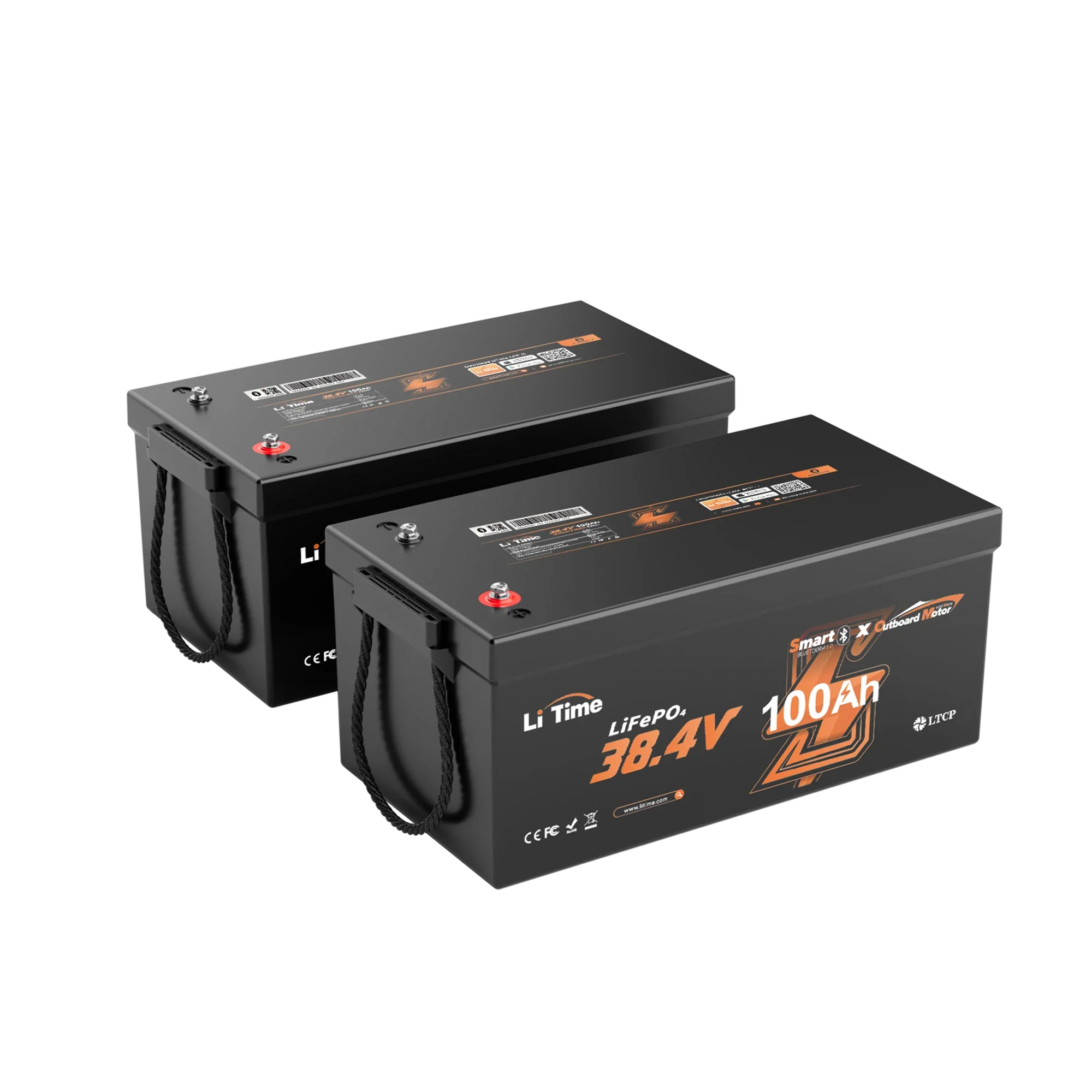 LiTime 36V 100Ah OBM Outboard Motor Lithium Marine Electric Boat Battery