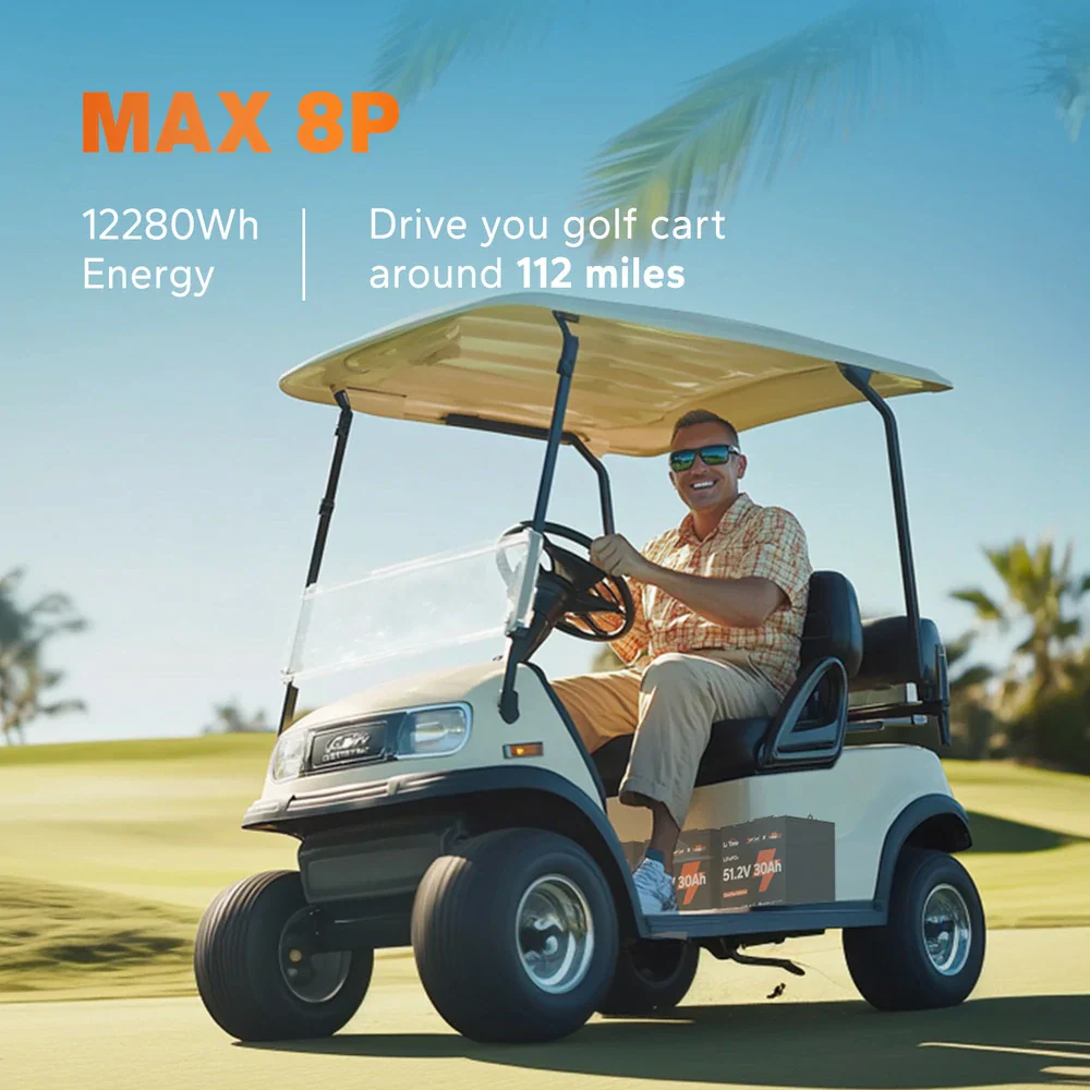 LiTime 48V 30Ah Lithium Golf Cart GC2 Metal Case RS485 Monitor Battery | 6V Battery Replacement 7 LiTime 48V 30Ah Lithium Golf Cart GC2 Metal Case RS485 Monitor Battery | 6V Battery Replacement