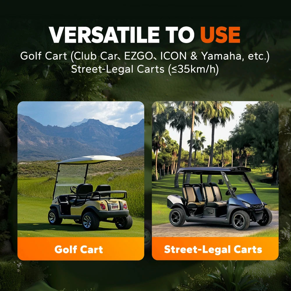 LiTime 48V 30Ah Lithium Golf Cart GC2 Metal Case RS485 Monitor Battery | 6V Battery Replacement 9 LiTime 48V 30Ah Lithium Golf Cart GC2 Metal Case RS485 Monitor Battery | 6V Battery Replacement