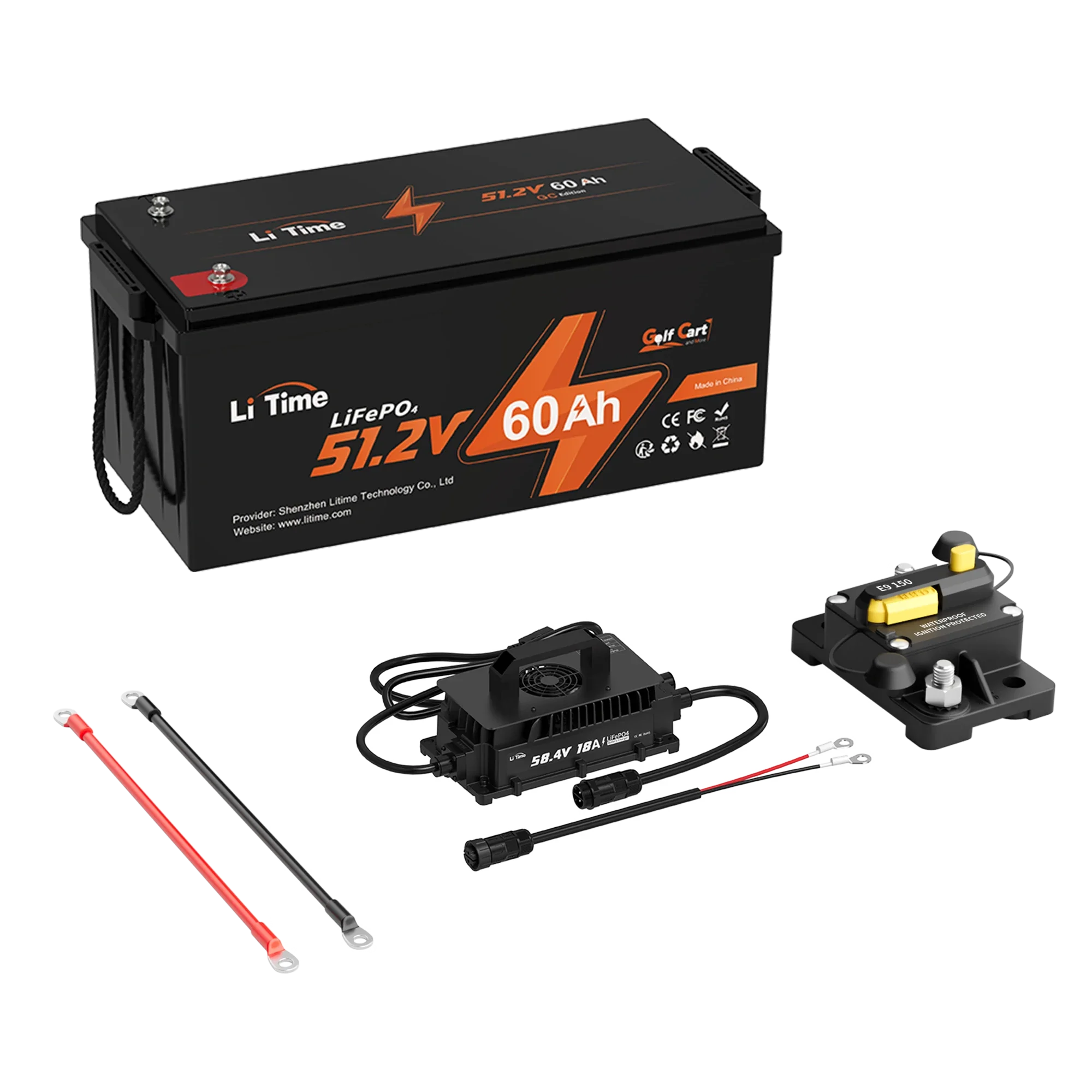 LiTime 48V 60Ah Lithium Golf Cart Battery 16 LiTime 48V 60Ah Lithium Golf Cart Battery