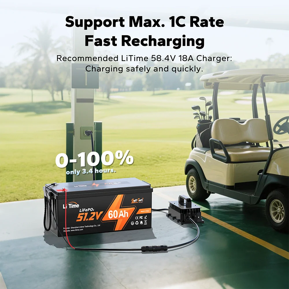 LiTime 48V 60Ah Lithium Golf Cart Battery 7 LiTime 48V 60Ah Lithium Golf Cart Battery
