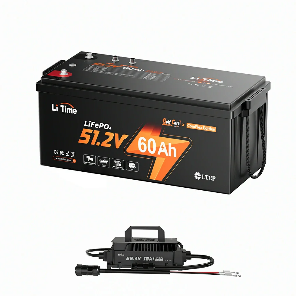 LiTime 48V 60Ah Golf Cart Lithium Battery - 120A BMS & Real-Time Monitoring 13 LiTime 48V 60Ah Golf Cart Lithium Battery - 120A BMS & Real-Time Monitoring