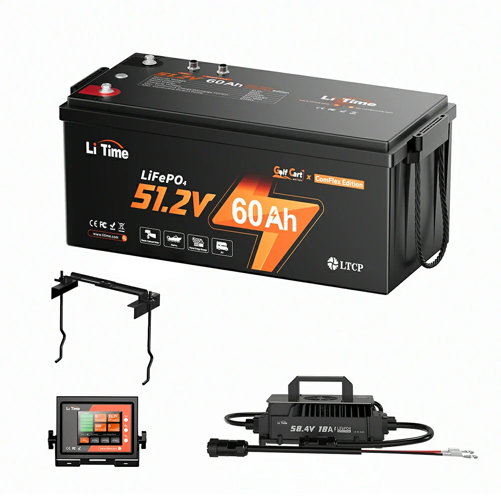 LiTime 48V 60Ah Golf Cart Lithium Battery - 120A BMS & Real-Time Monitoring 15 LiTime 48V 60Ah Golf Cart Lithium Battery - 120A BMS & Real-Time Monitoring