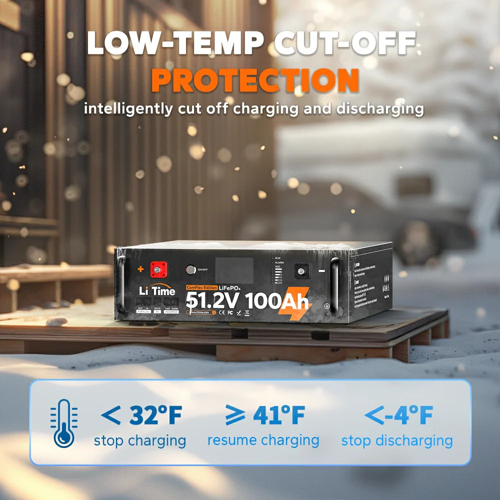 LiTime 48V(51.2V)100Ah ComFlex Edition Server Rack LiFePO4 Battery with CAN/RS485 Communication 9 LiTime 48V(51.2V)100Ah ComFlex Edition Server Rack LiFePO4 Battery with CAN/RS485 Communication