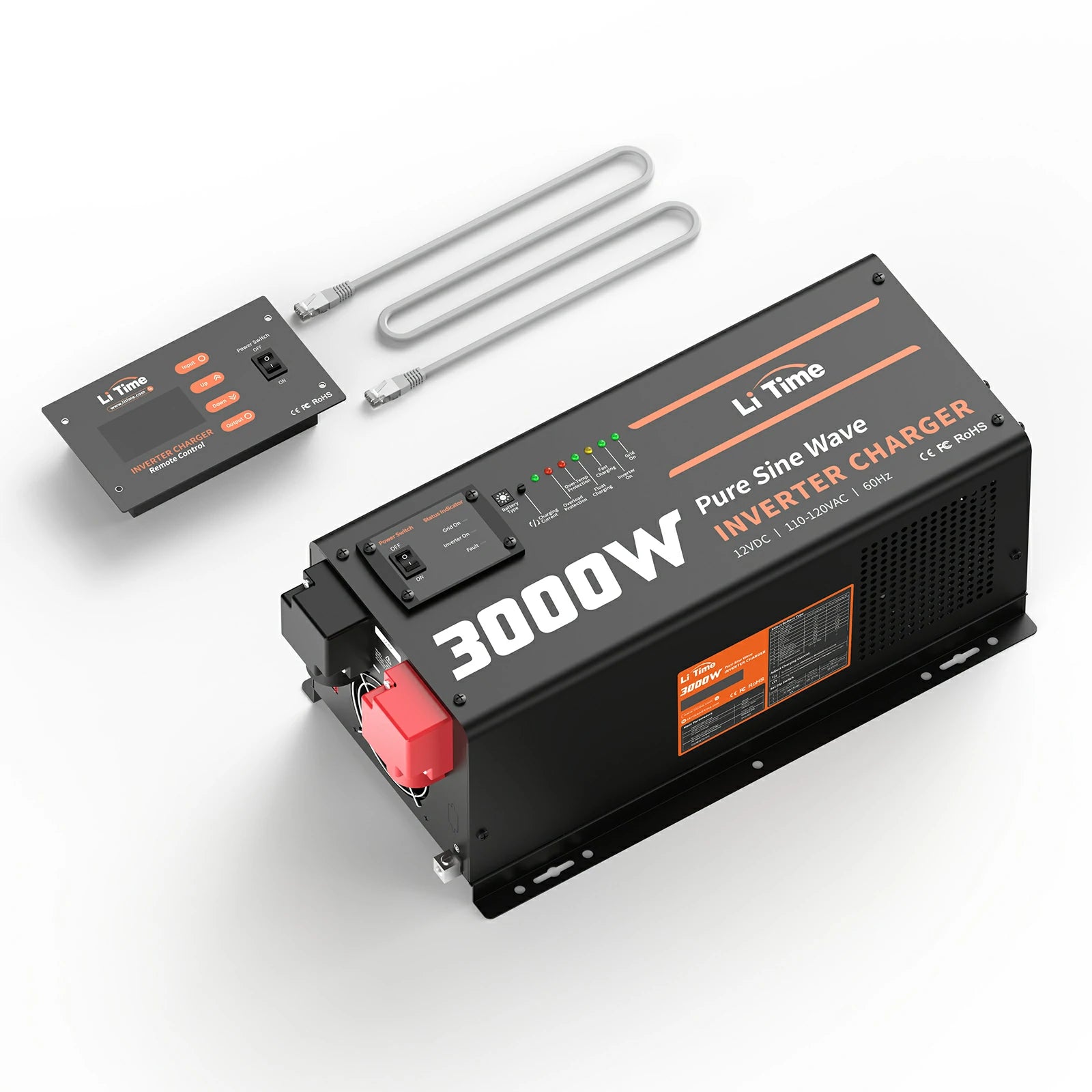 LiTime 3000 Watt Pure Sine Wave Inverter Charger