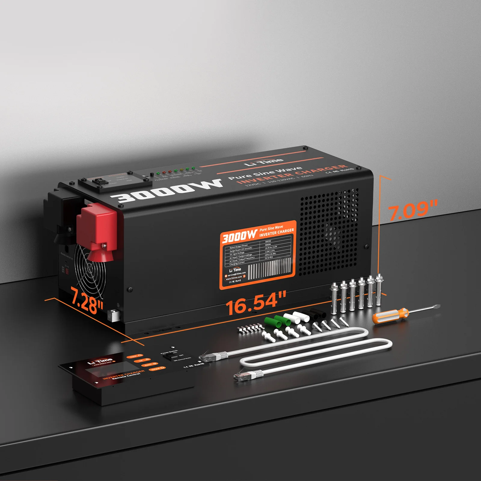 LiTime 3000 Watt Pure Sine Wave Inverter Charger