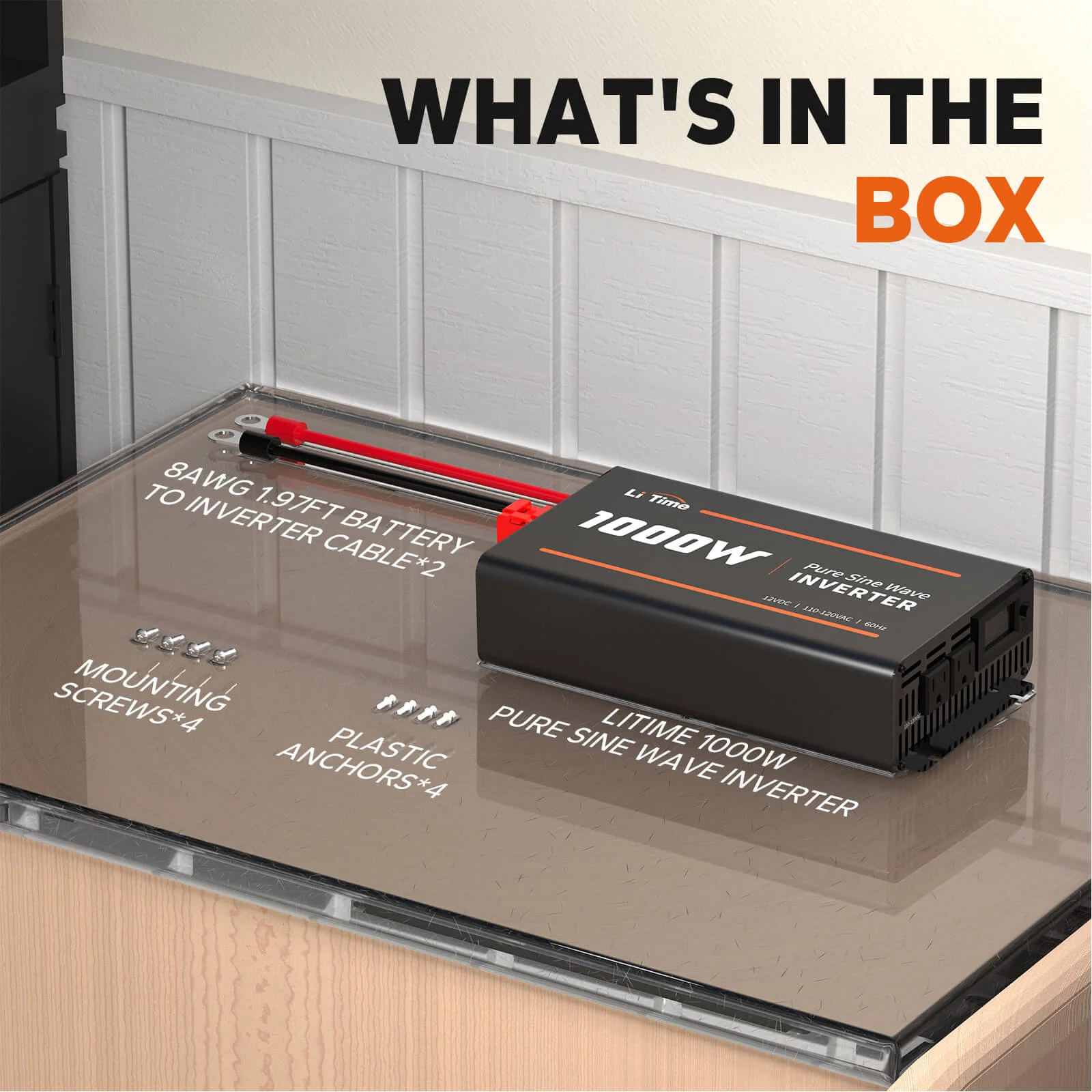 LiTime 1000 Watt 12V Pure Sine Wave Inverter 8 LiTime 1000 Watt 12V Pure Sine Wave Inverter