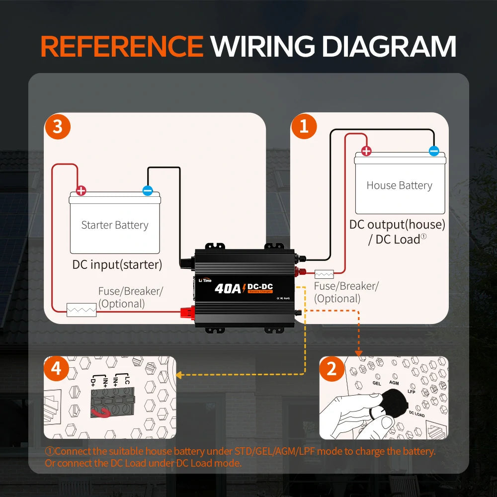 LiTime 12V 40A DC to DC Battery Charger 3 LiTime 12V 40A DC to DC Battery Charger