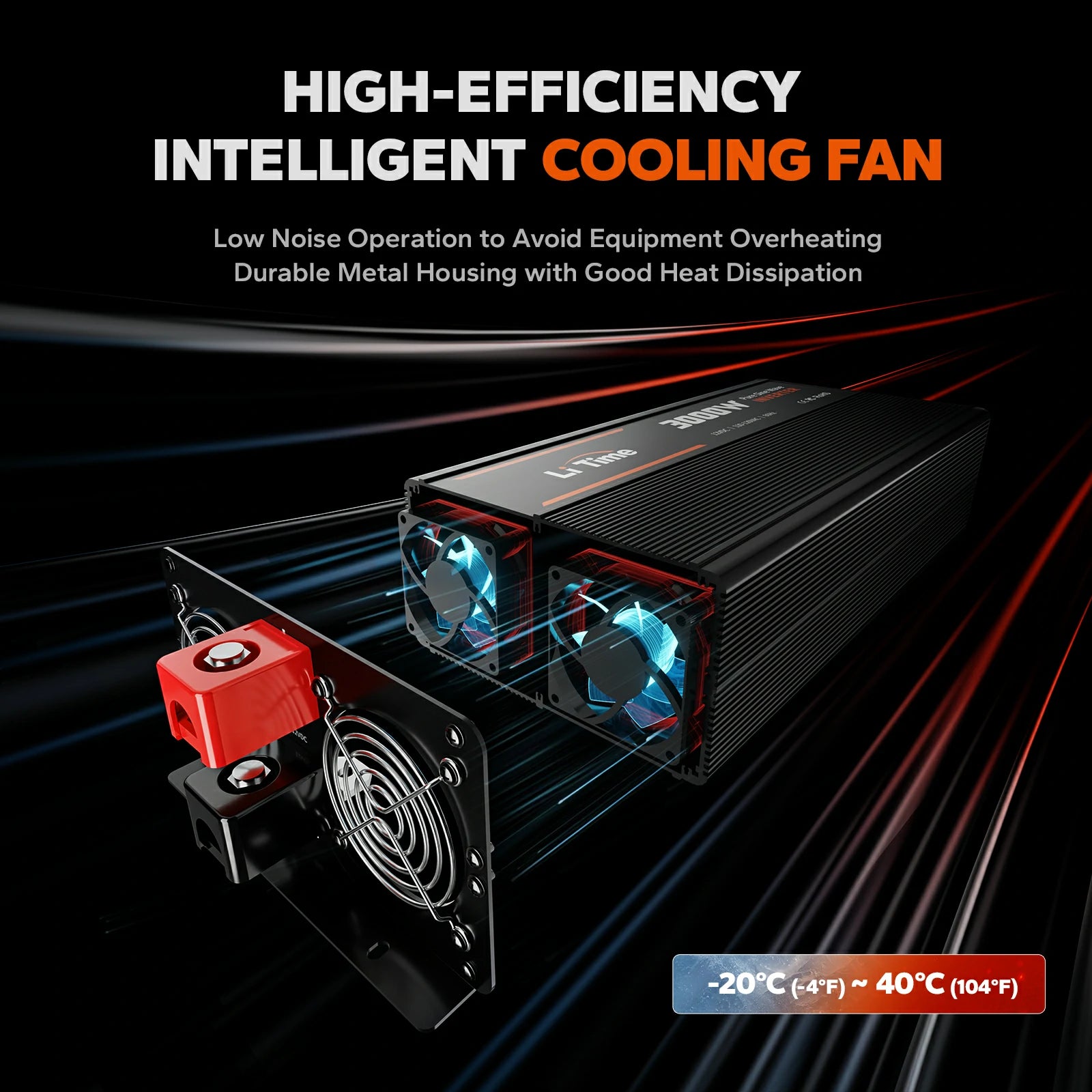 LiTime 3000 Watt 12V Pure Sine Wave Inverter